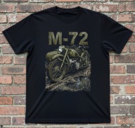 Koszulka z motocyklem M-72 M72 T-shirt rozmiary w opisie.
