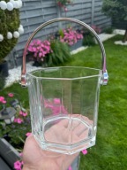 Szeroki wazon na kwiaty / pojemnik vintage