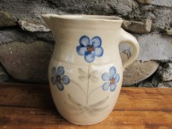 OZDOBNY Duży Dzbanek Kamionkowy 2 l z Uchem__VINTAGE PRL