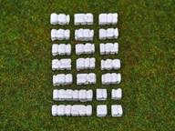 Cegiełki gipsowe kamień polny średni odlew 02G