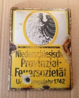 Szyld emaliowany przedwojenny tablica tabliczka Niederschlesien Breslau