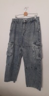 Skater Niebieskie jeansy baggy 42