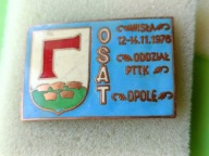 Stara Odznaka Emalia- OSAT- ODDZIAŁ PTTK- OPOLE - WISŁA 12-14.11.1976r.