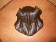 METALOWA CZASZKA POD POROŻE ZRZUTY JELENIA