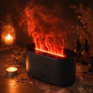 Nawilżacz Powietrza Flame LED + Aromaterapia|Dyfuzor Zapachowy Efekt Ognia