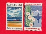 USA 1968 + kwiaty czyste**