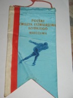 POLSKI ZWIĄZEK ŁYŻWIARSTWA SZYBKIEGO WARSZAWA proporczyk