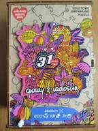 Drewniane puzzle z 31. finału WOŚP