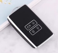Czarno-srebrne etui na kluczyk RENAULT Koleos Captur Megane DACIA Sandero