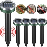 4x SILNY ODSTRASZACZ SOLARNY KRETÓW NORNIC GRYZONI NA KRETY NORNICE MYSZY