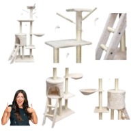 DRAPAK DLA KOTA WYSOKI DUŻY DOMEK LEGOWISKO DUŻE BUDKA ZABAWKA