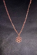 Naszyjnik z miedzi z łańcuszkiem