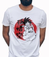Koszulka męska bawełniana z nadrukiem anime DRAGON BALL SON GOKU