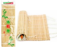 MATA BAMBUSOWA DO SUSHI 24 x 24 cm Jade Temple Mata Do Zwijania Sushi