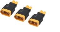 Adapter męski XT60 na żeński XT30, wtyczka złącza baterii 3 szt