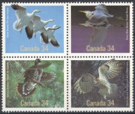 Kanada Mi. 995-998 czyste ** fauna, ptaki