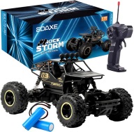 SAMOCHÓD ZDALNIE STEROWANY RC METAL 4X4 TERENOWY 1:16 2 AKUMULATORY 50M USB