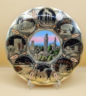 Turcja ANTALAYA Turkey TALERZ z miedzi CIEKAWY !