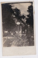 KRAKÓW 1923 ... GRÓB PORUCZNIKA DĄBROWSKIEGO Z 2 PUŁKU LOTNICZEGO