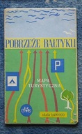 POBRZEŻE BAŁTYKU - mapa turystyczna 1981 r.