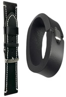 SZLUFKA PRZELOTKA DO ZEGARKA SKÓRZANA HANDMADE RĘCZNIE ROBIONA 20MM