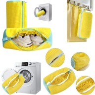 DUŻY WOREK DO PRANIA BUTÓW NA PRANIE Z MIKROFIBRY DO PRALKI Z ZAMKIEM XXL