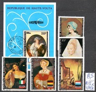 Górna Wolta 60 T , nr 434/ 8 , blok nr 12 , komplet