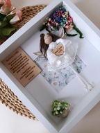 Pamiątka podziękowanie komunia chrzest grawer personalizowany anioł stróż