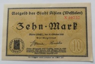banknot 10 marek 1918