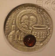 ELBLĄG - SZLAK BURSZTYNOWY 1 $ DOLAR 2009 NIUE GCN MS70 - RZADKOŚĆ, RARYTAS