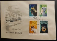 !! ZWIERZĘTA - LNIEMCY DDR 1970 - KOPERTA FDC - STAN BDB !!