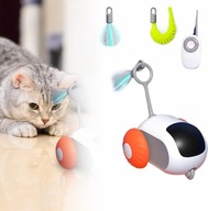 ZDALNIE STEROWANY SAMOCHÓD INTERAKTYWNA ZABAWKA DLA KOTA na pilota