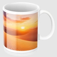 Kubek ceramiczny 330 ml z grafiką pustynnych wydm – egzotyka w Twoim domu