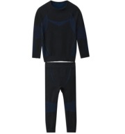 LUPILU bielizna TERMICZNA komplet dziecięcy czarny NOWY 98-104