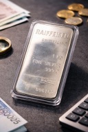 Sztabka srebra 1kg Raiffeisen Switzerland AG 999,0