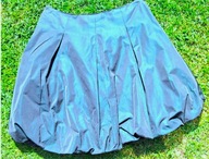 Spódnica Pennyblack butelkowa zieleń acetat bombka r.38/M, p.78,dł. 53 ,BDB