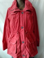 Kurtka czerwona, bawełniana typu parka - 40/42