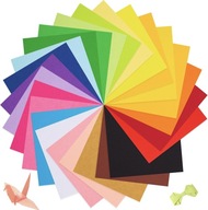 papier origami kolorowy dwustronny 15x15cm 250 arkuszy 25 kolorów