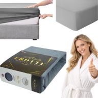 PRZEŚCIERADŁO FROTTE Z GUMKĄ 220x200 PREMIUM GRUBE BAWEŁNA MIĘSISTE
