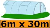 Tunel Foliowy Ogrodniczy Tunele Foliowe 6m x 30m