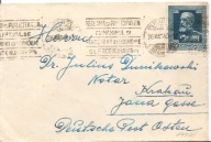 RUMUNIA ROMANIA -koperta -obieg do KRAKÓW 1940 rok DEUTSCHE POST OSTEN
