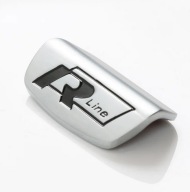 Emblemat 3D aluminium Rline na kierownicę Volkswagen VW GTI Golf Passat