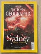 National Geographic sierpień 2000 Sidney Grzyby Dinozaury z Madagaskaru
