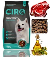 Ciro SUCHA karma dla psów WOŁOWINA dla średnich dużych ras dorosłe 10kg