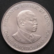 Kenia 1 shilling 1980 - Daniel Arap Moi - stan 1/2