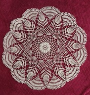 Serweta o średnicy 60 cm, kol. beżowy