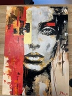 Obraz „Regard” – Jean-Paul Kaminski | Aukcja WOŚP | 50×70 cm