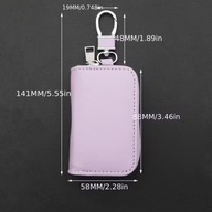 bryloczek etui na klucze fioletowe fiolet samochod dom pilot organizer