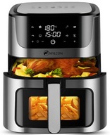 FRYTKOWNICA BEZTŁUSZCZOWA AIR FRYER FRYTOWNICA DUŻA 8L DUŻA MISA XXL MOCNA