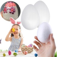 JAJKA STYROPIANOWE 10CM 10SZT JAJKO PISANKI WIELKANOC KOSZYCZEK STROIK JAJO